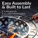 Sunnydaze Crossweave Outdoor Fire Pit with Cover and Screen