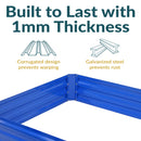 Sunnydaze Galvanized Steel Raised Garden Bed