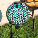 Sunnydaze 10-Inch Solar Glass Gazing Garden Globe