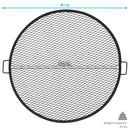 Sunnydaze X-Marks Round Cooking Grate