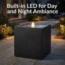 Sunnydaze Rectangle Polystone Outdoor Bubble Fountain