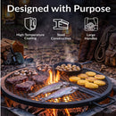 Sunnydaze Round Folding Camping Grill Grate