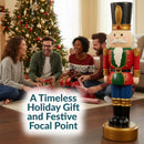 Sunnydaze Tommy the Toy Soldier Christmas Nutcracker Statue - 37" H