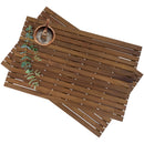 Sunnydaze Solid Teak Shower Mat - Spa-Inspired Slatted Bath Mat