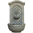 Sunnydaze Rosette Leaf Outdoor Wall Fountain