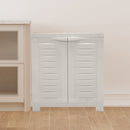 Sunnydaze Plastic Garage Storage Cabinet with Adjustable Shelf