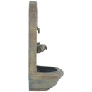 Sunnydaze Seaside 27" H Polystone Outdoor Wall Fountain