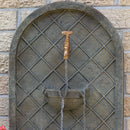 Sunnydaze Messina Outdoor Wall Fountain