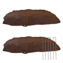 Sunnydaze Polyresin Landscape Rock Cover with Stakes