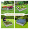Sunnydaze Galvanized Steel Raised Garden Bed