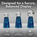 Sunnydaze Mosaic Glass Gazing Ball Stand for Outdoor Garden