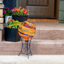 Sunnydaze 10-Inch Outdoor Glass Gazing Globe for Garden
