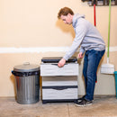 Sunnydaze 3-Tier Plastic Storage Drawers