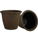 Sunnydaze Anjelica Polyresin Large Round Outdoor Planter