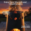 Sunnydaze 50” Santa Fe Chiminea Outdoor Fireplace