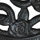 Sunnydaze Rose Blossom Cast Iron Patio Umbrella Base
