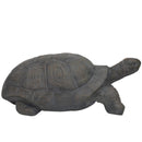 Sunnydaze Todd the Tortoise Garden Statue - 30" Shown from the right on a white background.