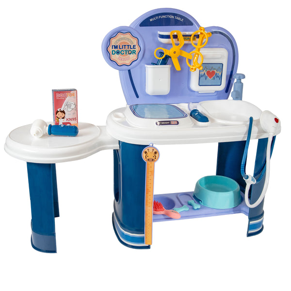 Sunnydaze Little Doctor Pretend Vet Playset for Kids with Accessories