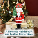 Sunnydaze Small Christmas Nutcracker Statue - Santa Claus - 16.75"