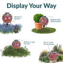 Sunnydaze 10-Inch Solar Glass Gazing Garden Globe