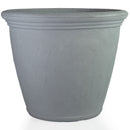 Sunnydaze Anjelica Polyresin Large Round Outdoor Planter