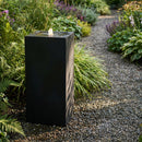 Sunnydaze Rectangle Polystone Outdoor Bubble Fountain