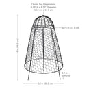 Sunnydaze Mesh Cloche Plant Protector with Removable Cover - 6-Pack