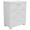Sunnydaze 3-Tier Plastic Storage Drawers