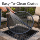 Sunnydaze Round Folding Camping Grill Grate