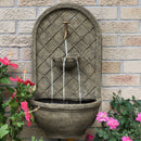 Sunnydaze Messina Outdoor Wall Fountain