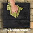 Sunnydaze Outdoor Square Plastic Adirondack Patio Side Table