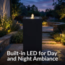 Sunnydaze Rectangle Polystone Outdoor Bubble Fountain