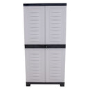 Sunnydaze 48.75" H Lockable Storage Cabinet with 3 Adjustable Shelves