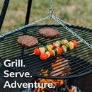 Sunnydaze Campfire Tripod with Grill Grate
