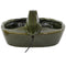 Sunnydaze Modern Cascading Bowls Solar Powered Fountain with Battery Backup - 28-Inch
