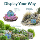 Sunnydaze 10-Inch Solar Glass Gazing Garden Globe