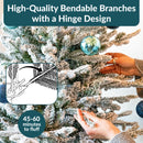 Sunnydaze Stately and Slim Artificial Christmas Tree - Unlit