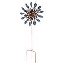 Sunnydaze Whirling Petals Metal Garden Wind Spinner