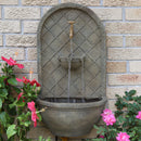 Sunnydaze Messina Outdoor Wall Fountain