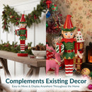 Sunnydaze Small Christmas Nutcracker Statue - Jingles the Elf - 17"