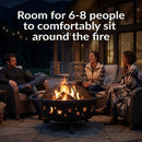 Sunnydaze Cosmic 42" Large Outdoor Fire Pit