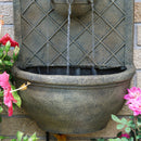 Sunnydaze Messina Outdoor Wall Fountain