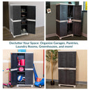 Sunnydaze 48.75" H Lockable Storage Cabinet with 3 Adjustable Shelves