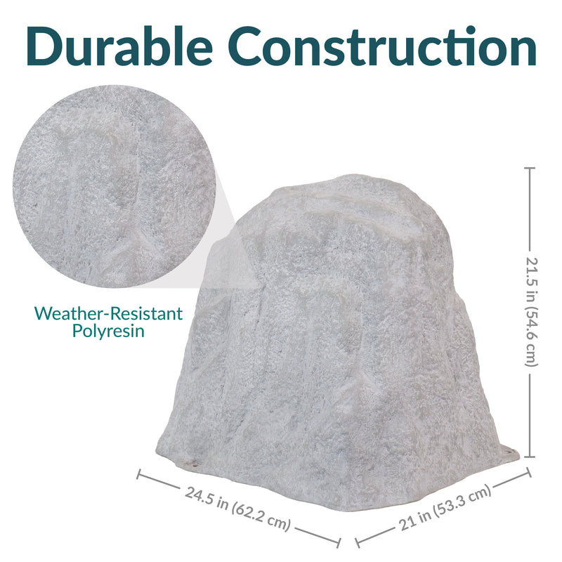 Image showing the overall product dimensions including height, depth and width.