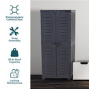 Sunnydaze 48.75" H Lockable Storage Cabinet with 3 Adjustable Shelves