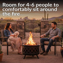 Sunnydaze Crossweave Outdoor Smokeless Fire Pit - 30"