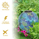 Sunnydaze 10-Inch Solar Glass Gazing Garden Globe
