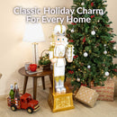 Sunnydaze Pierre the Fleur-de-Lis Christmas Nutcracker Statue - 47" H