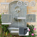 Sunnydaze Seaside 27" H Polystone Outdoor Wall Fountain