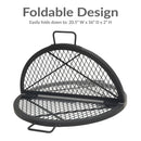 Sunnydaze Round Folding Camping Grill Grate